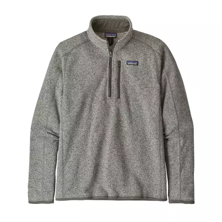 Patagonia Ms 1/4 Zip Better Sweater Stonewash - Mellanjackor - 191743854651 - 1