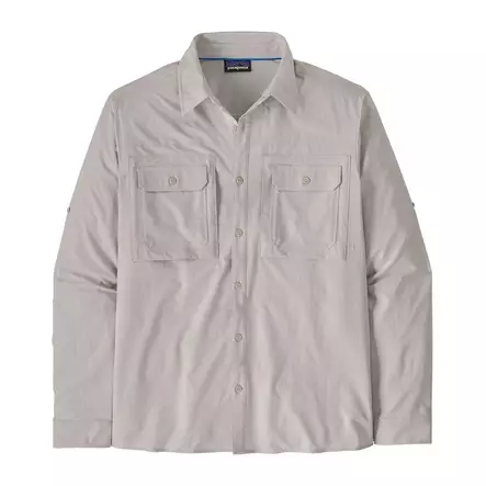 Patagonia M's Self Guided Sun Shirt Crisp Grey - Skjortor - 196924578661 - 1