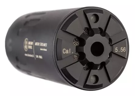 SILENT STEEL MICRO BAFFLE STREAMER 7,62 ARMOR BLACK - Ljuddämpare för precisionsgevär - MSTB762B-AL-15x1 - 2