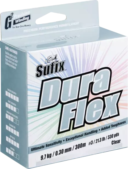 Sufix Duraflex Aqua Blue - Nylonlinor - 024777371521 - 2