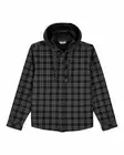 Simms Coldweather Hooded Shacket Wakemup Plaid: Black - Övriga jackor - 694264695821 - 2
