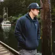 Grundens Logo Boat Hoodie Dark Navy - Huvtröjor - 0840316314091 - 5