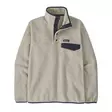 Patagonia M´s Lightweight Synch Snap-T Pullover Oatmeal Heather w/New Navy - Fleecetröjor - 199346618441 - 1