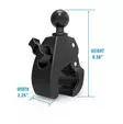 RAM Tough-Claw Large Clamp Ball Base - RAM Mounts, C-storlek - 793442944161 - 2