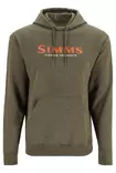 Simms Logo Hoody Military Heather - Huvtröjor - 694264661901 - 1