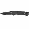 SOG Escape Clip Point Serrated Black - Fällknivar - 729857996631 - 2
