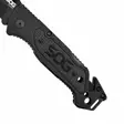 SOG Escape Clip Point Serrated Black - Fällknivar - 729857996631 - 5