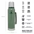 Stanley Vacuum Bottle Classic 1.0L - Diverse jaktprodukter - 6939236347921 - 3