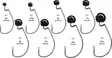 VMC 7340 Rugby Jig 5gr Chartreuse - Jiggskallar - 3422993061061 - 2