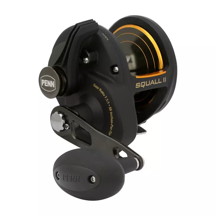 Penn Squall II Lever Drag 40N HS - Trolling- & spakbromsrullar - 031324290761 - 1