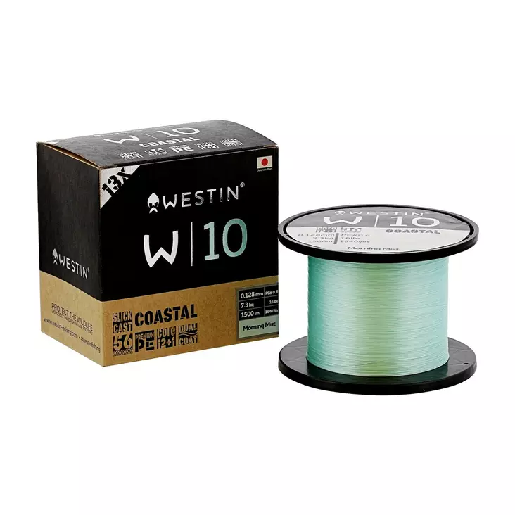 Westin W10 13-Braid Coastal 1500m - Flätade linor för havsfiske - 5707549487921 - 1