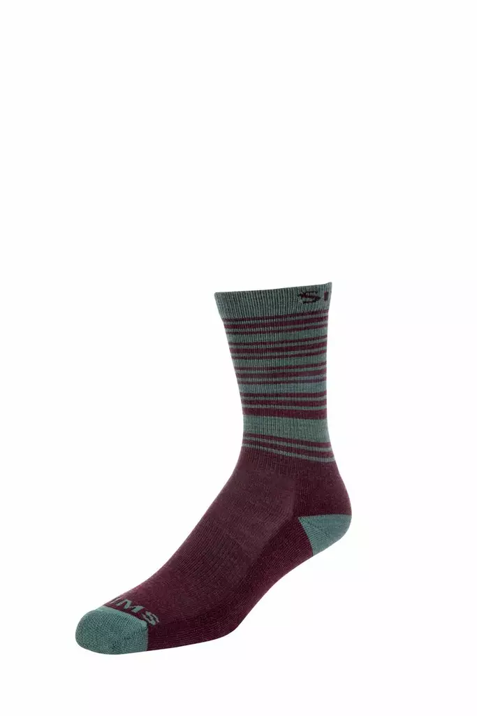 Simms Women's Merino Lightweight Hiker Sock Garnet - Buffs och övriga - 694264504611 - 2