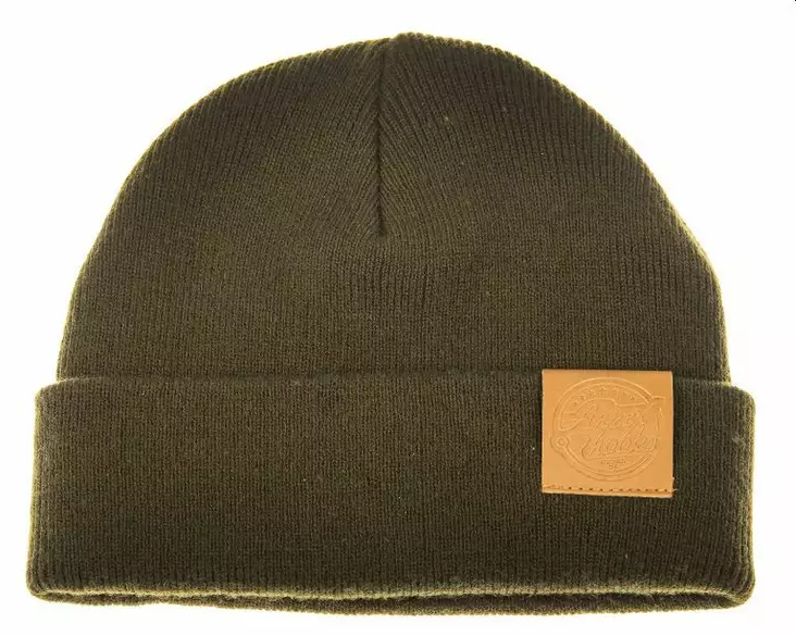 Ahrex TK Leather Patch Beanie Loden - Mössar - 655043968291 - 1