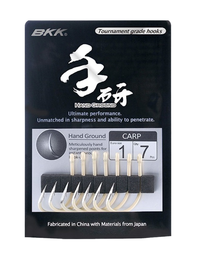 BKK CARP HOOK Hand Ground #4 7pcs - Krokar - 6939067097361 - 1