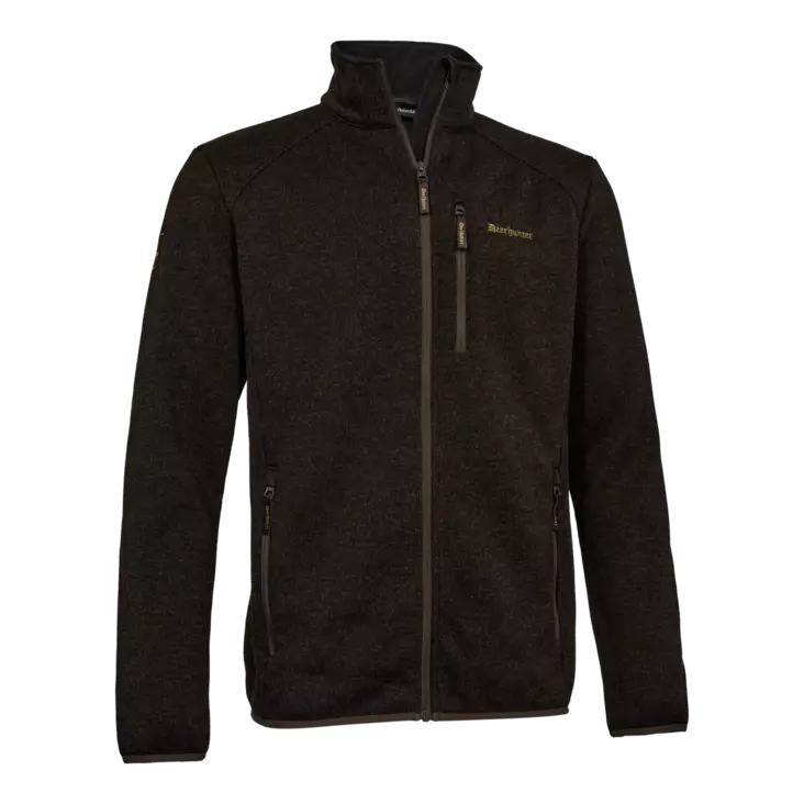 Deerhunter Moor Knitted Jacket Brown Leaf - Herrarnas jaktjackor - 5702827244821 - 1