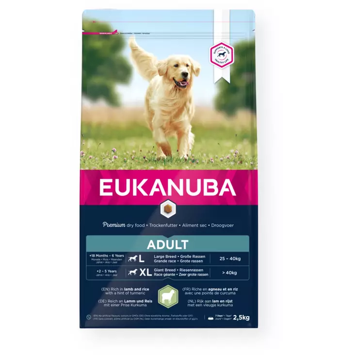 Eukanuba Dog Lamb & Rice Large - Eukanuba hundfoder - 8710255121161 - 1