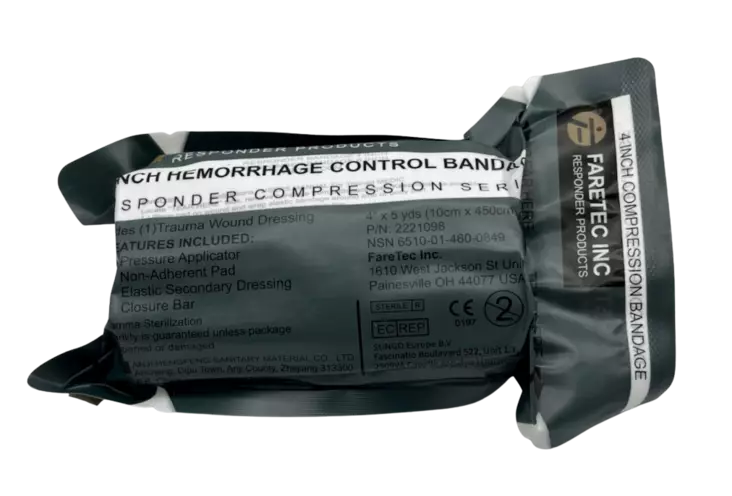 Faretec Responder Bandage 4" - Första hjälpen-tillbehör - 6438407017941 - 1