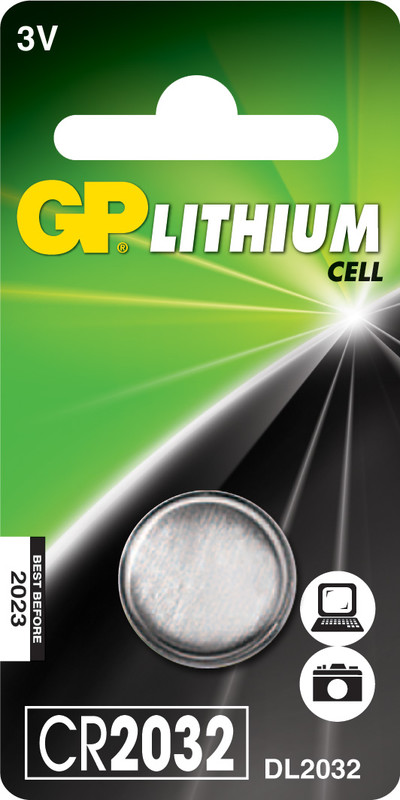 GP Lithium 3V CR2032 - Batterier och powerbanker - 4891199003721 - 1