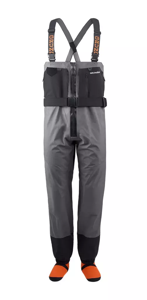Grundens Men's Vector Zip Stockingfoot Wader Anchor - Vadare - 0840316333801 - 1