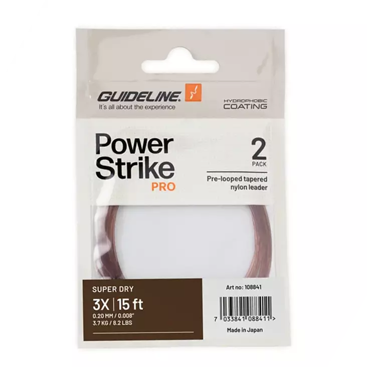Guideline Power Strike PRO Super Dry 15ft - Taperade Nylon -tafsar - 7033841088411 - 1