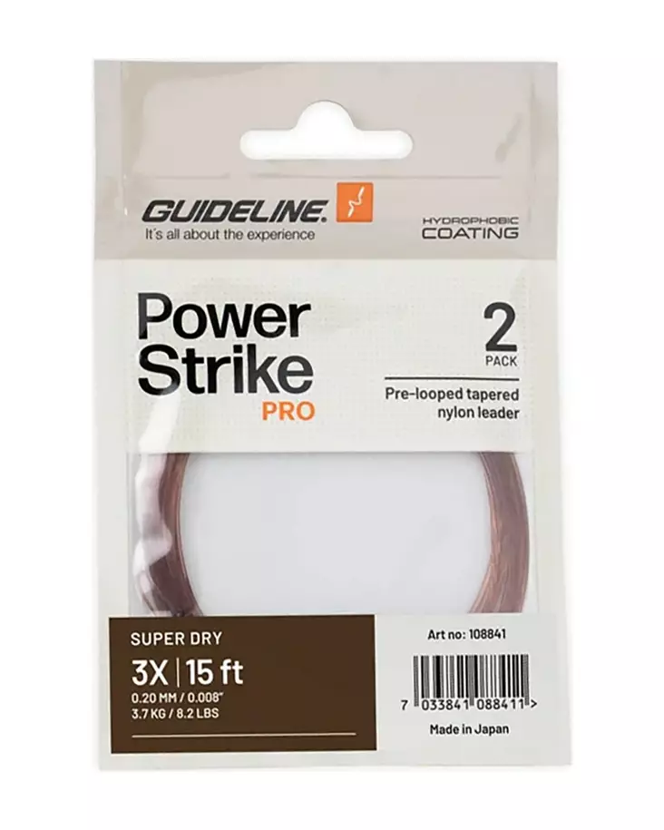Guideline PS PRO Super Dry 15' 3X - Taperade nylontafsar - 7033841088411 - 1