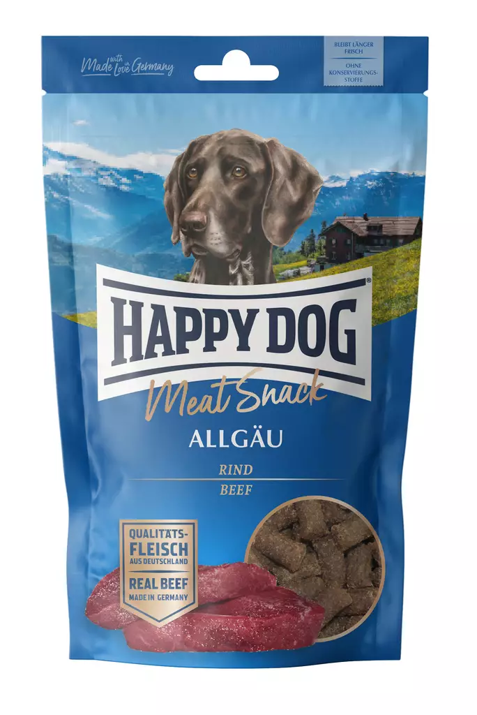 Happy Dog Meat Snack Allgäu 75g - Happy Dog Snack -träningsgodis - 60701 - 1