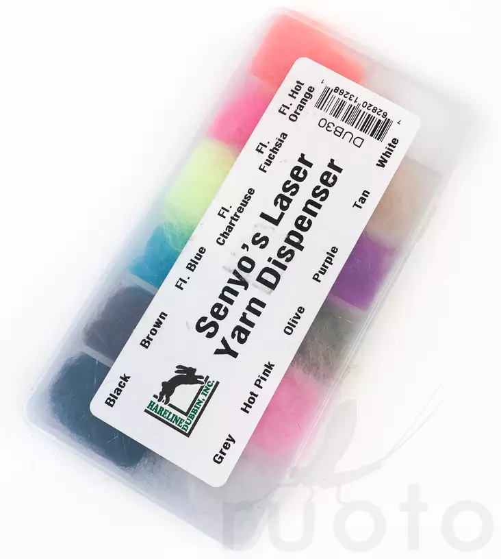 Hareline Senyo's Laser Dub Dispenser - Dubbing sortimentsatser - 762820132681 - 1