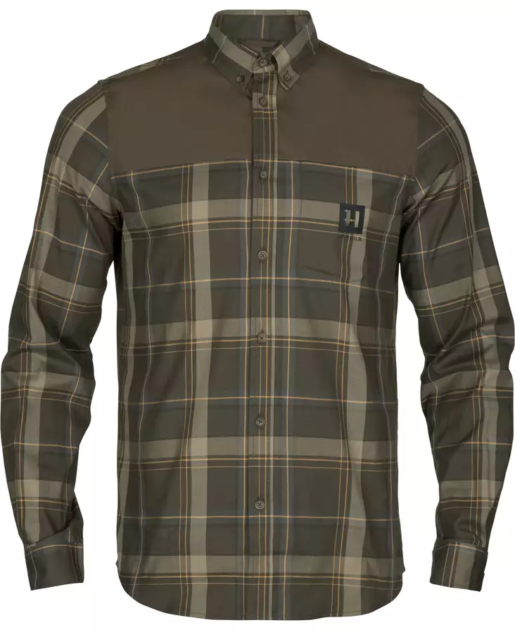 Härkila Anker L/S Shirt Willow Green - Jägartröjor - 5714733634481 - 1