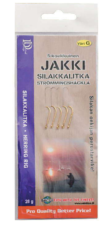 Jakki Silakkalitka 5 koukkua koko 4 - Övriga tillbehör - 6430011659081 - 1