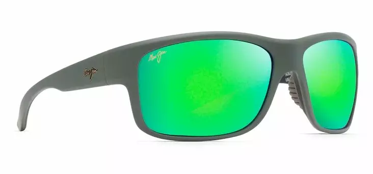 Maui Jim Southern Cross - Matte Khaki Frame with Green Mirror Lens - Glaslinser - 603429056971 - 1