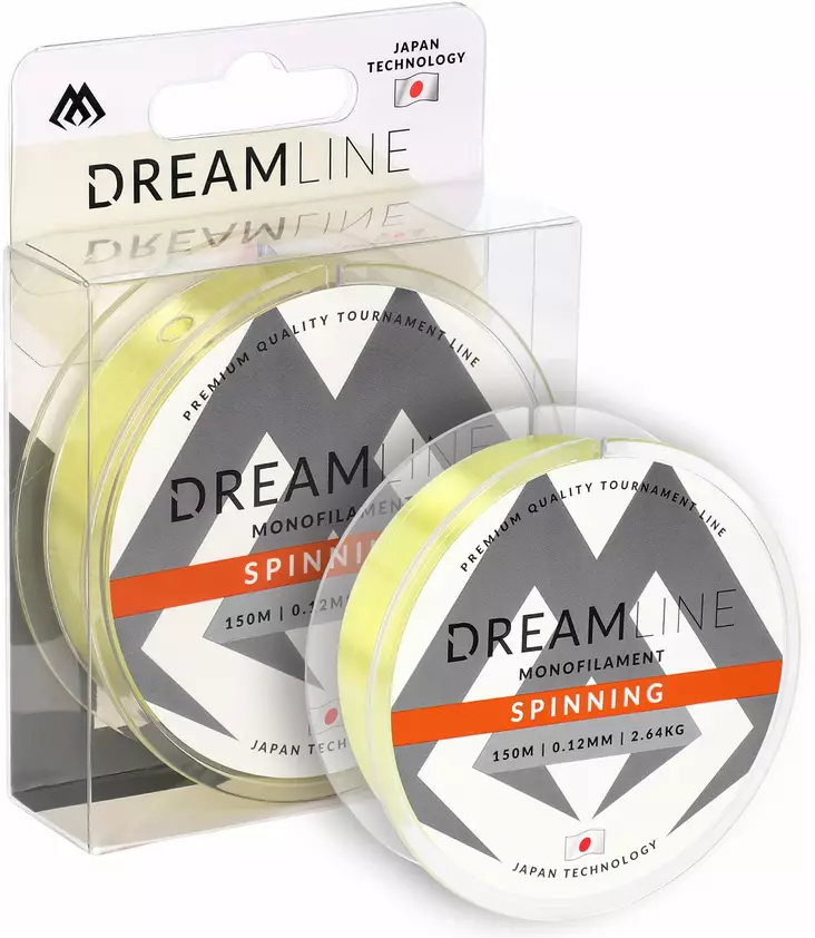 Mikado Dreamline 0,12mm 150m Yellow - Nylonlinor - 5900637016151 - 1