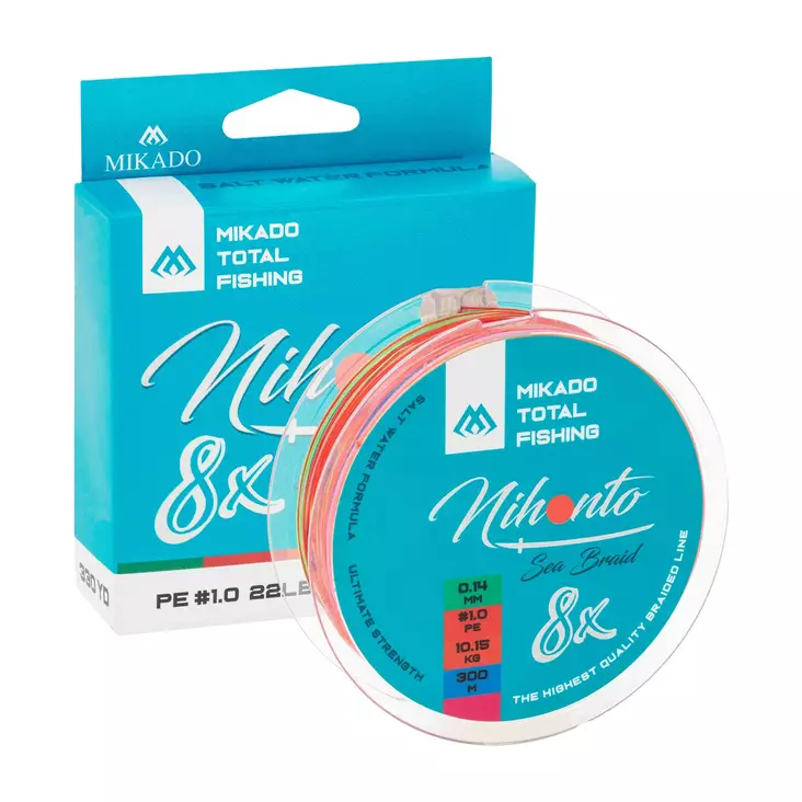 Mikado Nihonto Sea Braid 150m - Flätade linor för havsfiske - 5900637165491 - 1