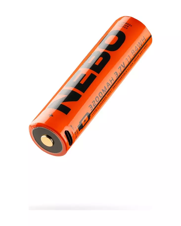 NEBO Rechargeable Battery 18650 3200MAH - Belysningstillbehör - 5060945232091 - 1