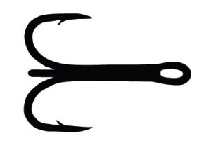Partridge Salar Tube Treble Black - Tubflugkrokar - 5060019489611 - 2