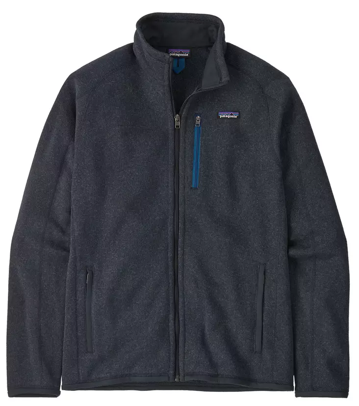 Patagonia Mens Better Sweater Jacket Pitch Blue - Mellanjackor - 196924437241 - 1