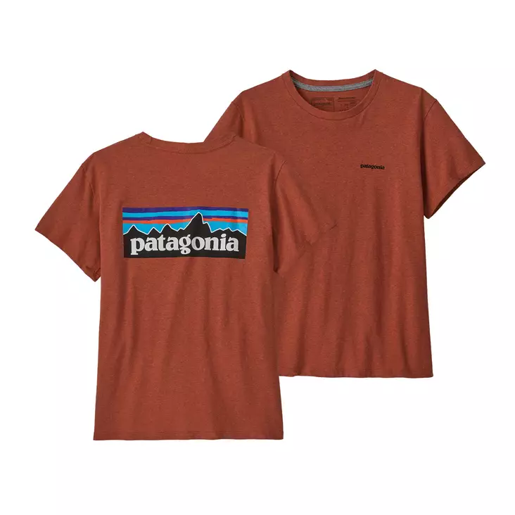 Patagonia W's P-6 Logo Responsibili-Tee Quartz Coral - T-shirts - 195699462021 - 1