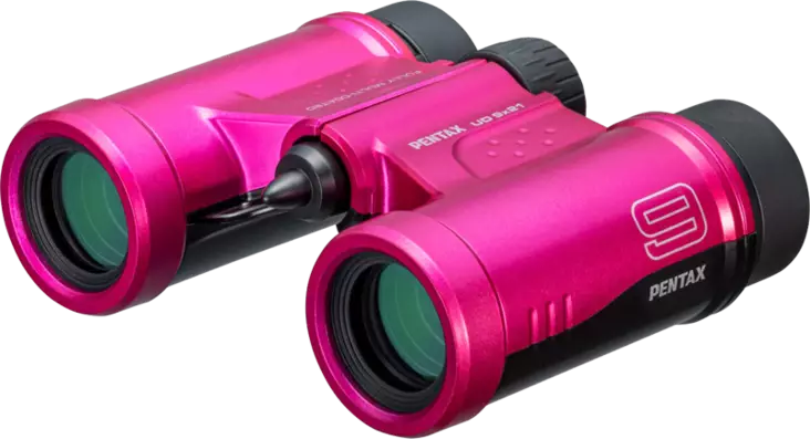 Pentax Binoculars UD 9x21 Pink - Traditionella kikare - 4549212301841 - 1