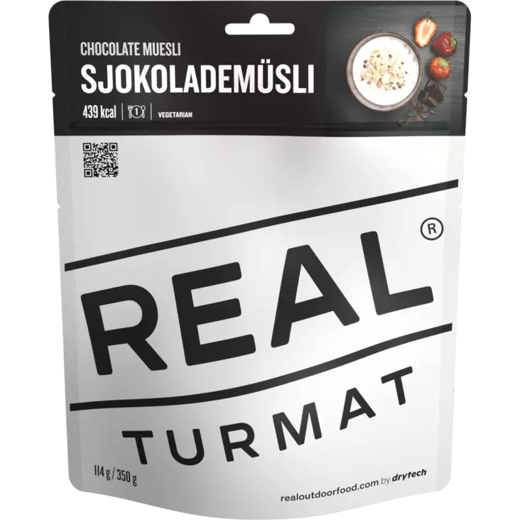 Real Turmat Chocolate Muesli - Campingmat - 7036489060511 - 2