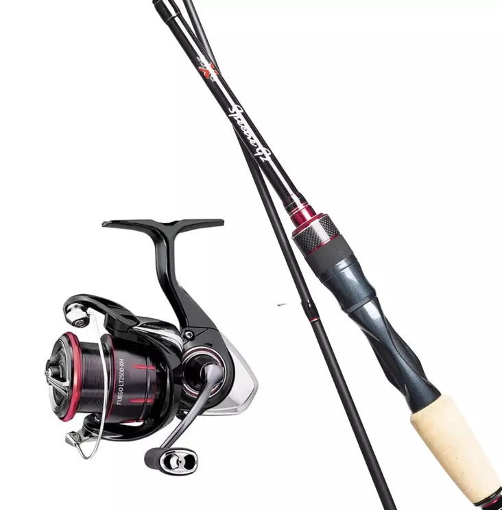 Saxa Spectre G2 6'6'' 5-20g & Daiwa Fuego 23 LT 1000 - Jiggset för abborre och gös - 6438407006679F1 - 1