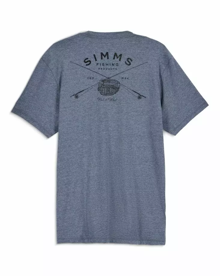 Simms Classic Tackle T-Shirt Athletic Heather - T-shirts herr - 694264711811 - 1