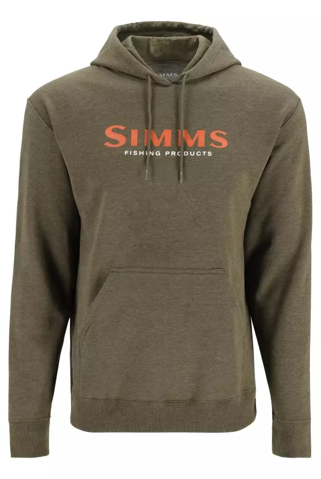 Simms Logo Hoody Military Heather - Huvtröjor - 694264661901 - 1