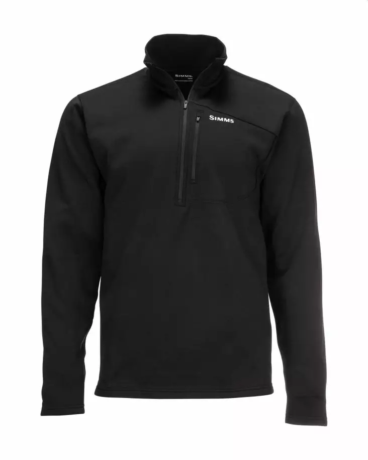 Simms Thermal 1/4 Zip Top Black -kerrastopaita - Undertröjor - 694264549551 - 1