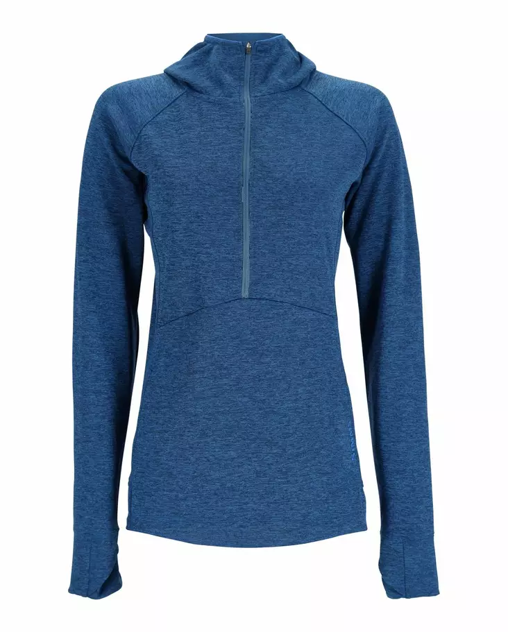 Simms Womens Bugstopper Hoody Sapphire Heather - Huvtröjor - 694264614891 - 1