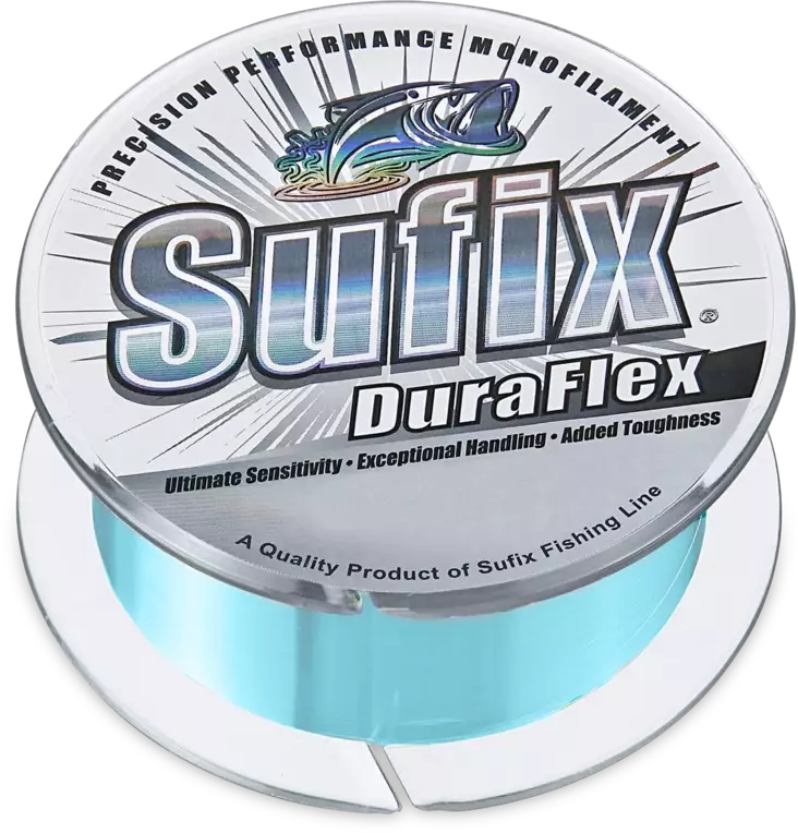 Sufix Duraflex Aqua Blue - Nylonlinor - 024777371521 - 1