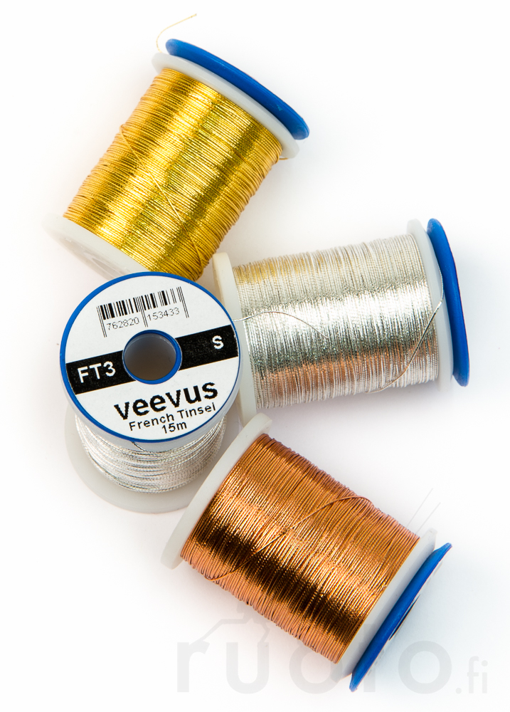 Veevus French Tinsel Small - Kropprib - 403001040301 - 1