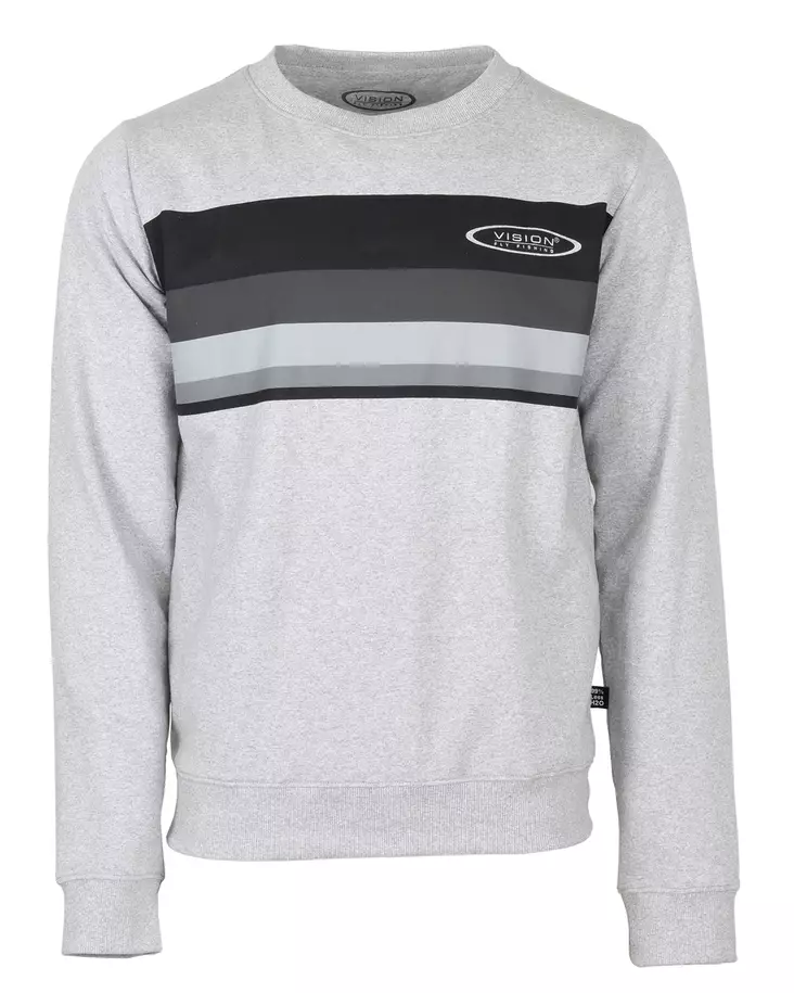Vision Stripe College Grey - Huvtröjor - 6417512842501 - 1