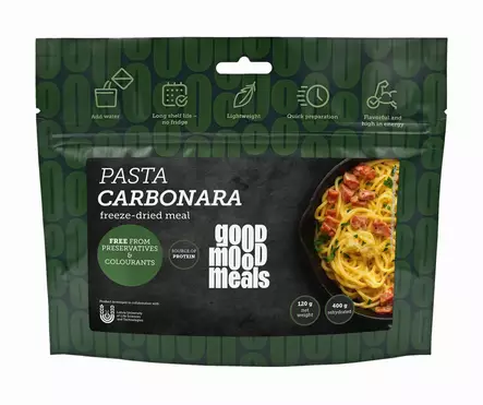 GoodMoodMeals Pasta Carbonara - Campingmat - 4750296003662 - 2