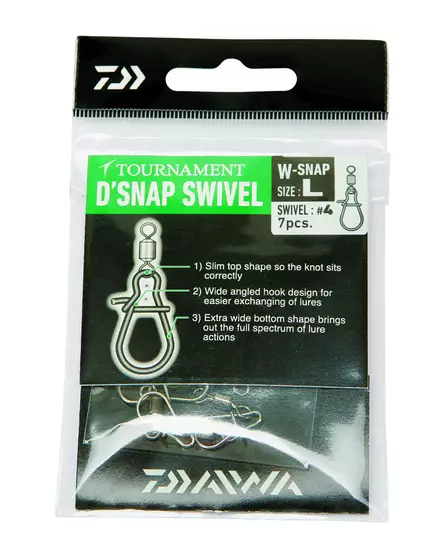 Daiwa Tournament W-Snap - Lås & lekande - 4027093446832 - 2