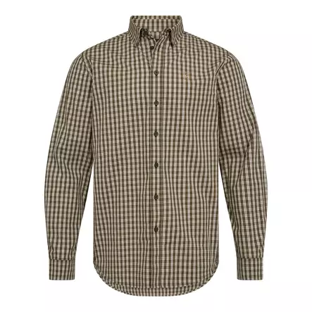 Deerhunter Baldwin Shirt Brown Check - Jägartröjor - 5702827251102 - 1