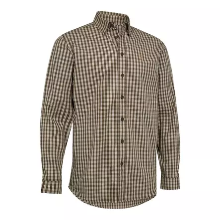 Deerhunter Baldwin Shirt Brown Check - Jägartröjor - 5702827251102 - 2